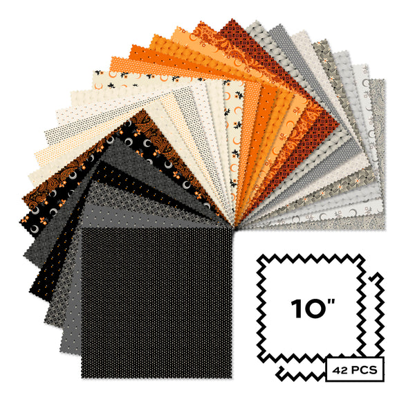 Andover Fabrics Nightfall - 10 Inch Square - 42 Cuts Each