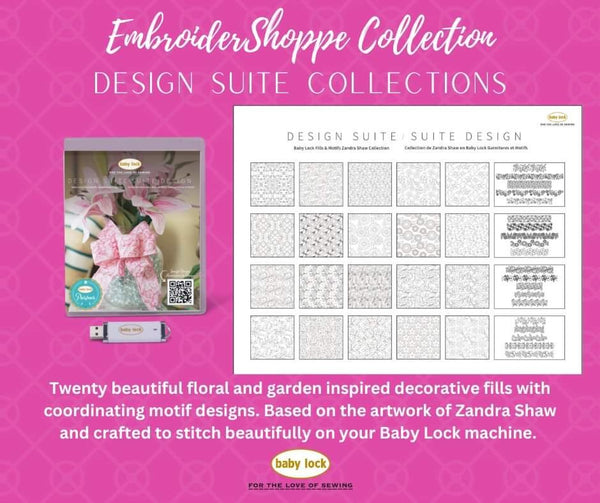 Baby Lock Design Suite Sewlebrity Collection - Zandra Shaw