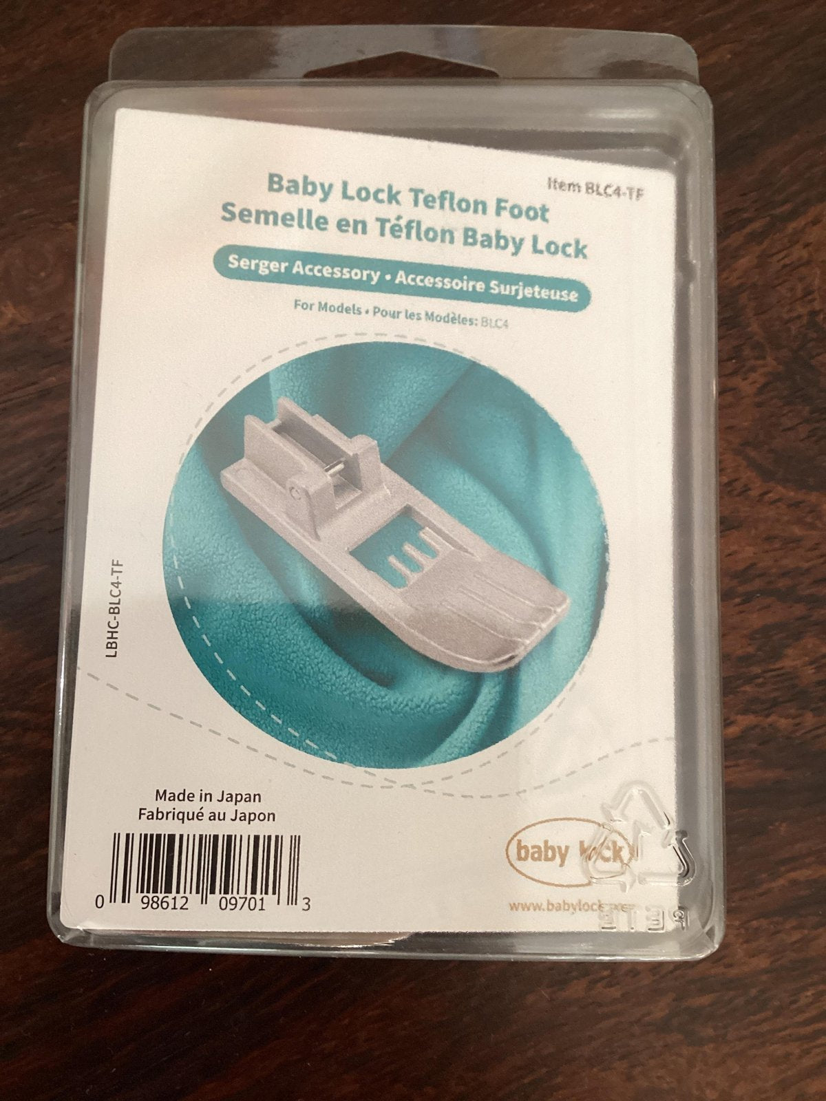 Babylock Teflon Foot 8 Thread Serger