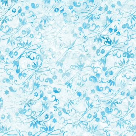 Batiks Chalk & Charcoal Adriatic Mist 4B129