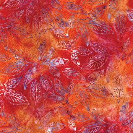 Batiks Chalk & Charcoal Coral Fiesta 4B130