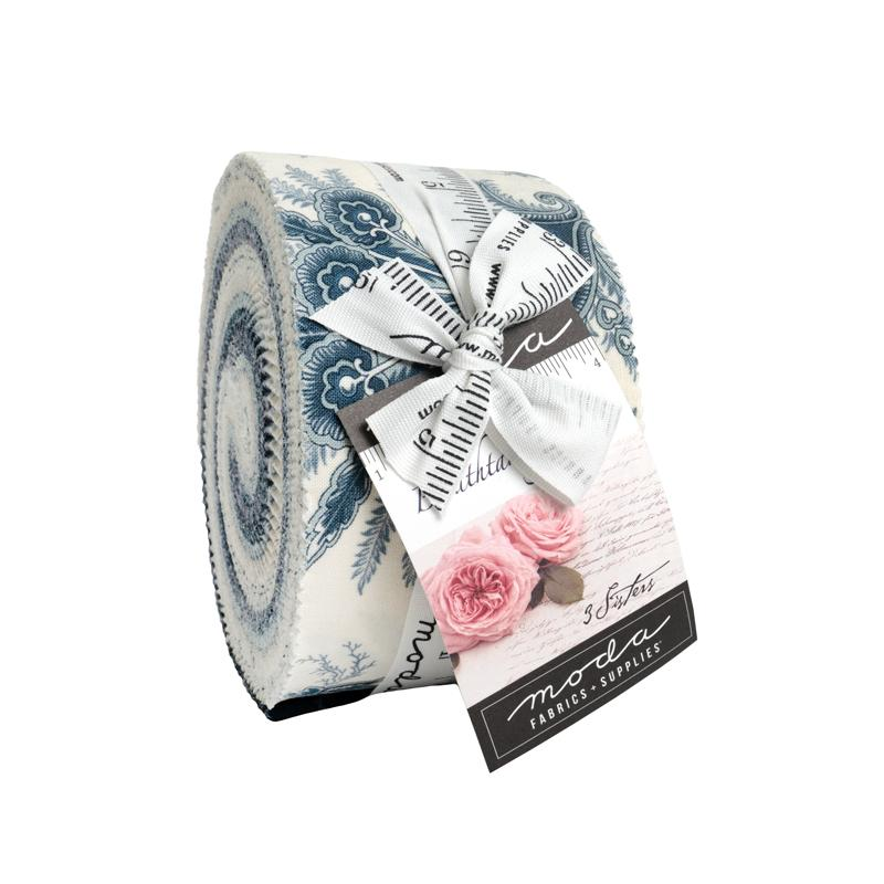 Breathtaking Blues Jelly Roll 2 1/2" Strips