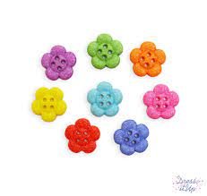 Buttons Flower Candy