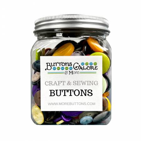 Buttons Galore Assorted Colors Button Jar