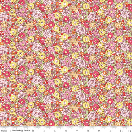 Traditional 30's Floral Pink