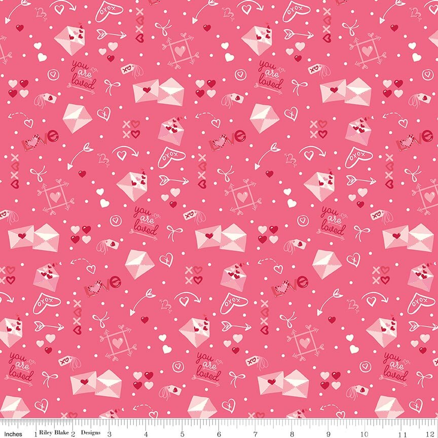 Bloom & Heart Postmarked Love Sugar Pink