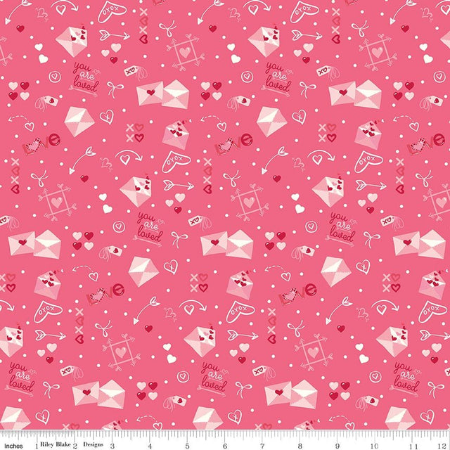 Bloom & Heart Postmarked Love Sugar Pink