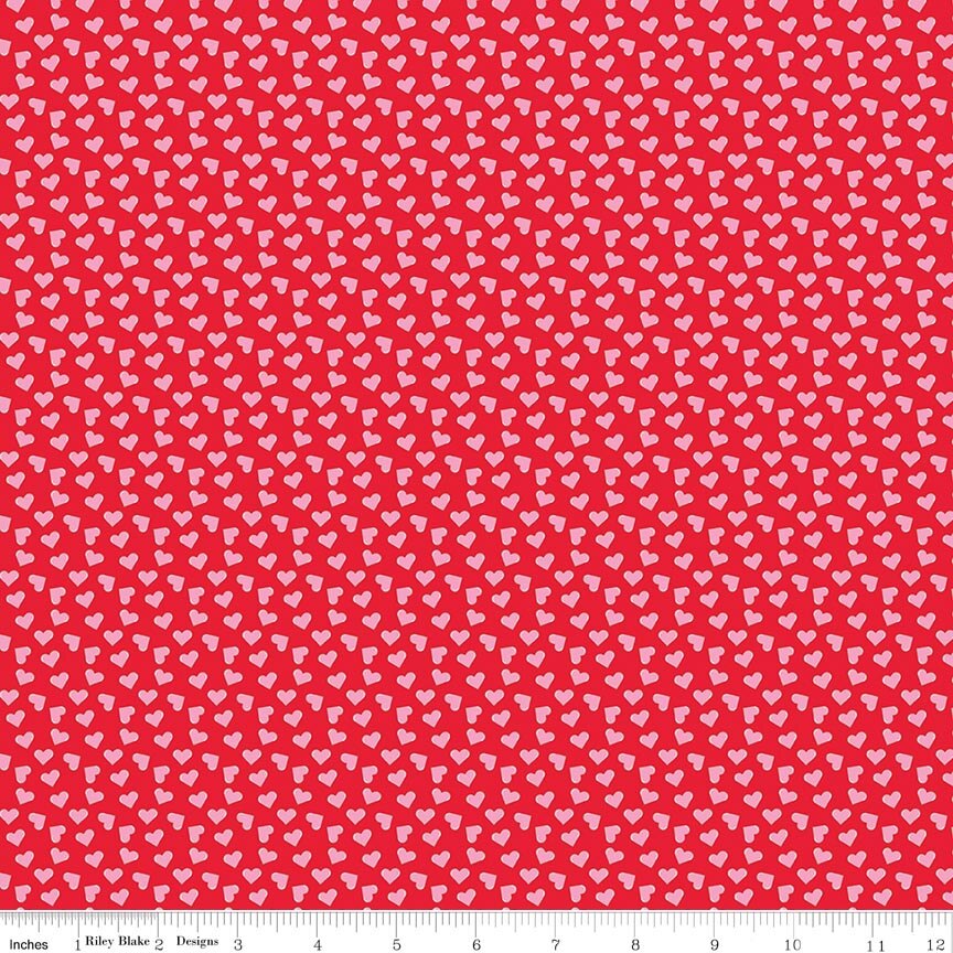 Sweet on You Hearts Red