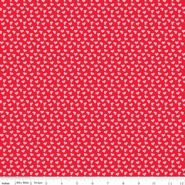 Sweet on You Hearts Red