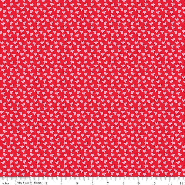 Sweet on You Hearts Red