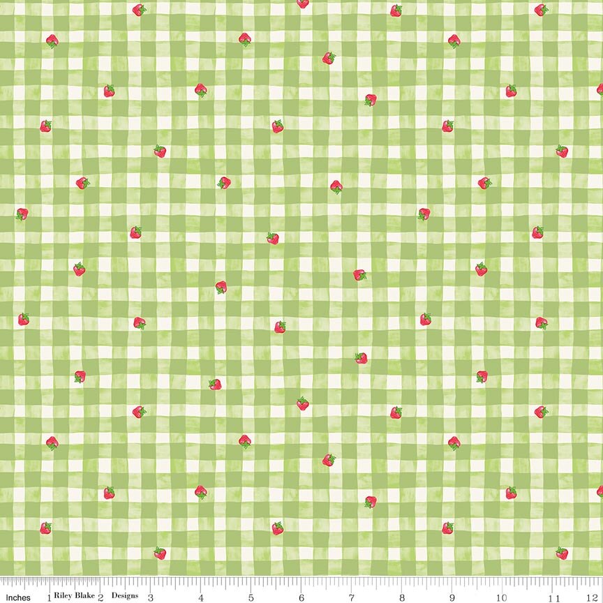 The World of Strawberry Shortcake Gingham Green