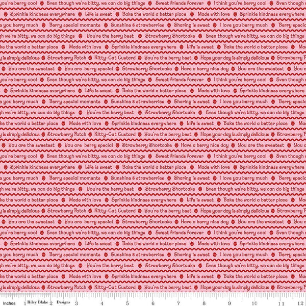 The World of Strawberry Shortcake Text Pink