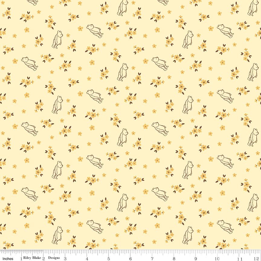 Winnie-the-Pooh Baby Ditsy Yellow