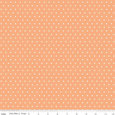 Ashmere Heart Dots Marmalade