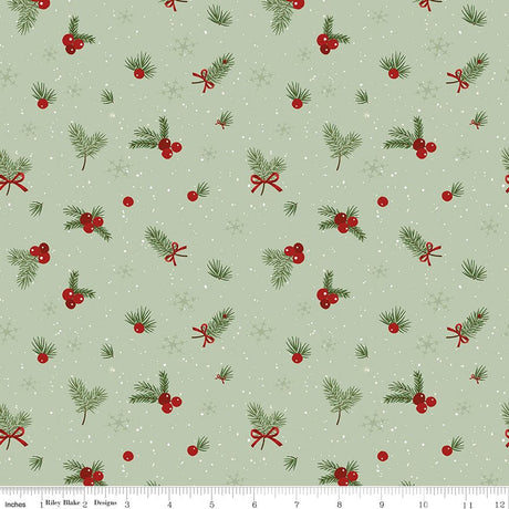Peace on Earth Berry Clusters Light Green