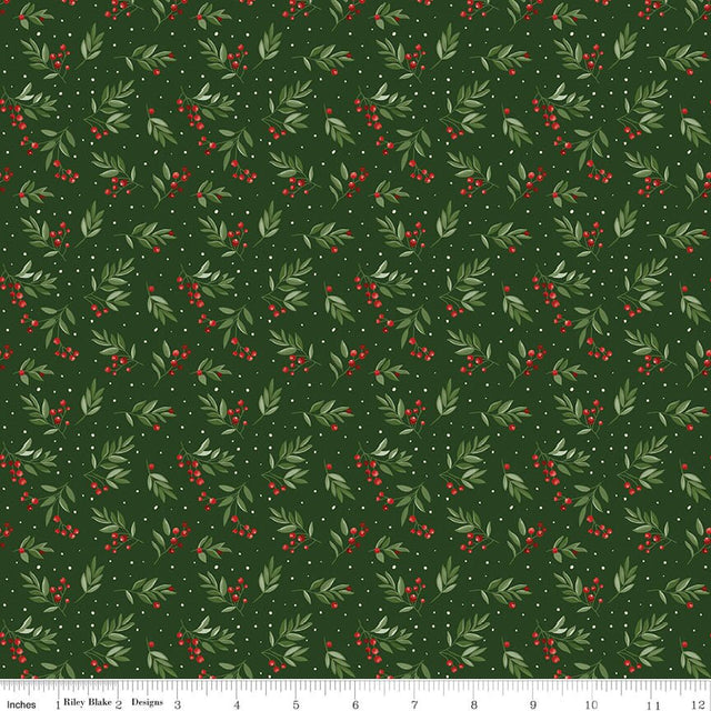 Peace on Earth Tossed Berries Forest