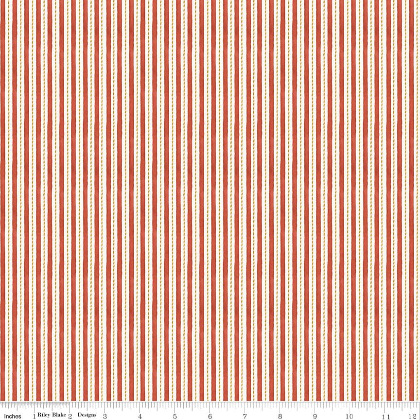 Santa's Fair Stripes Red