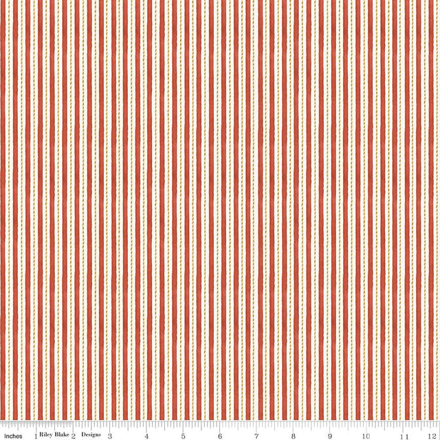 Santa's Fair Stripes Red