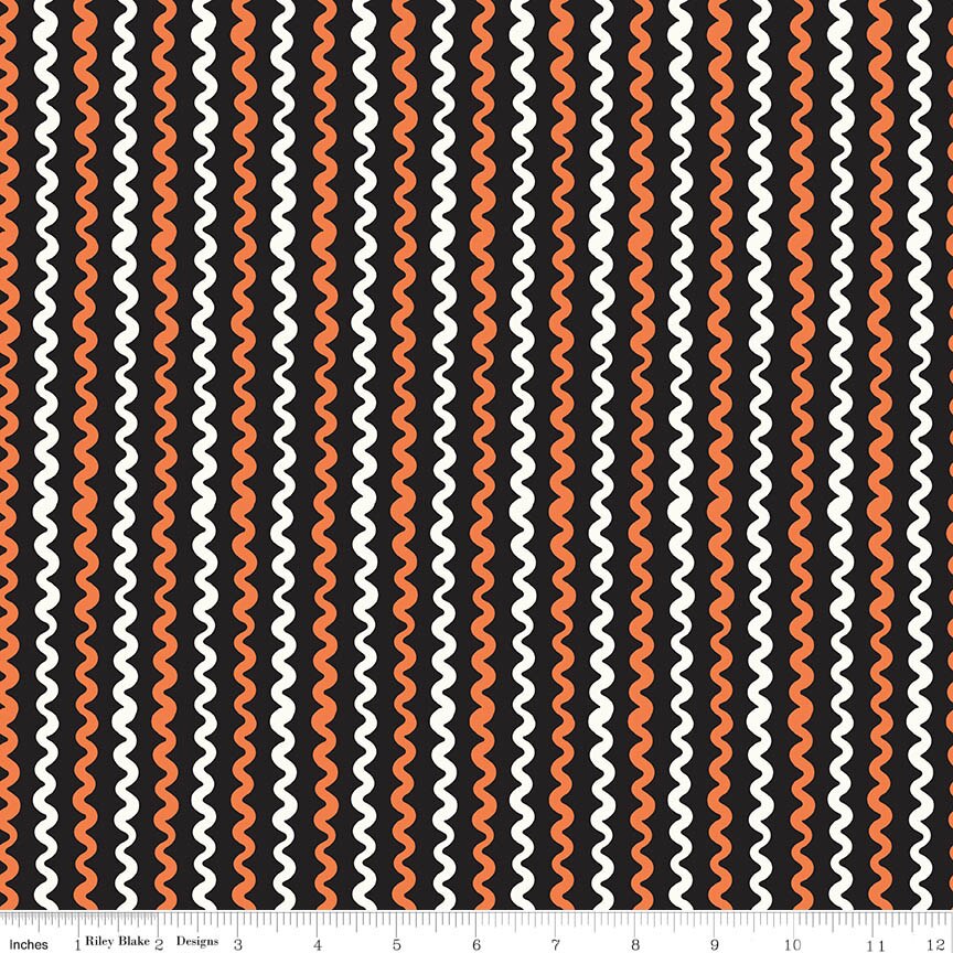 Vintage Boo Ric Rac Black