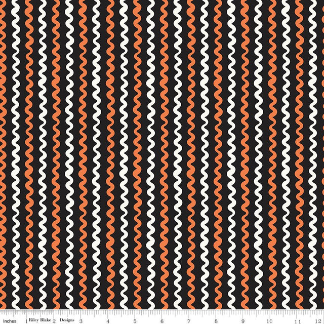 Vintage Boo Ric Rac Black