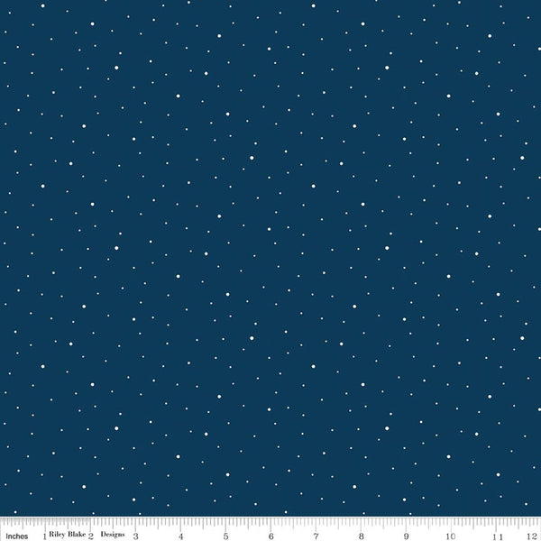 Dapple Dot Oxford Blue 6674