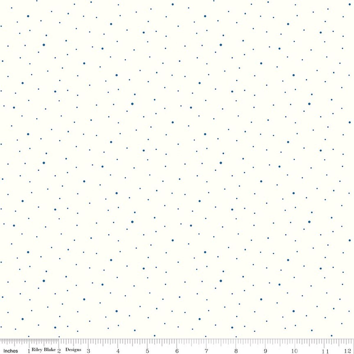 Dapple Dot On Off White Denim 6683