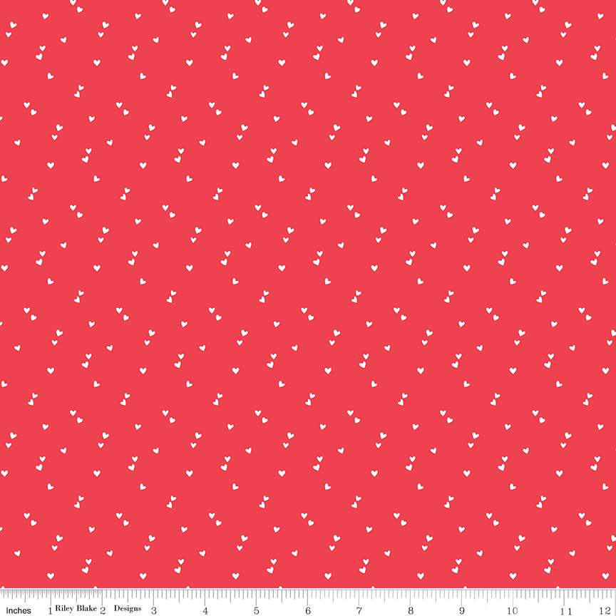 Seasonal Basic Hearts Red