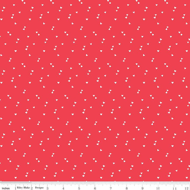 Seasonal Basic Hearts Red