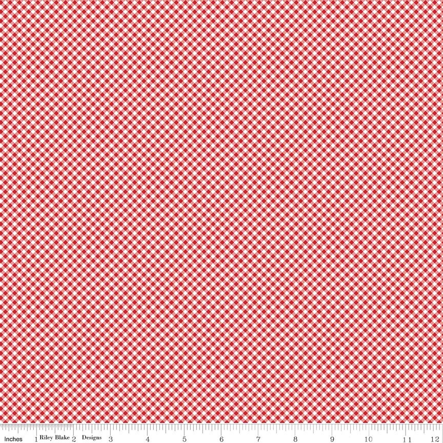 Seasonal Basics Gingham Red