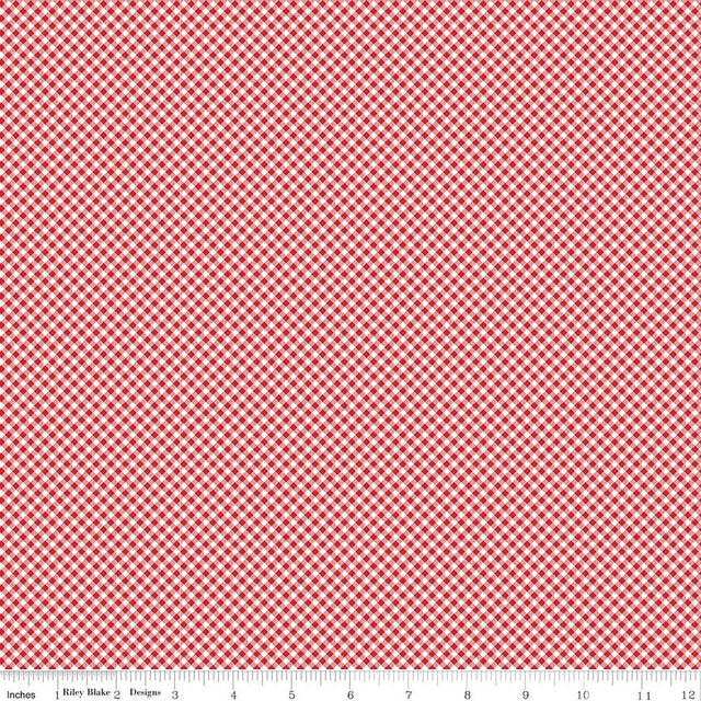 Seasonal Basics Gingham Red