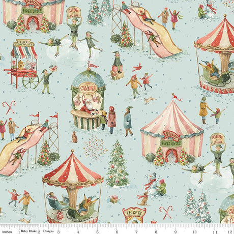 Santa's Fair Main Blue
