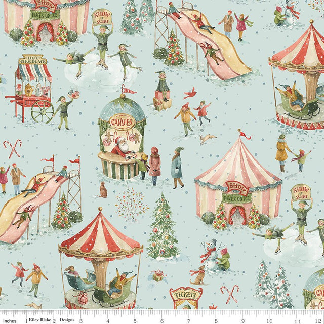 Santa's Fair Main Blue