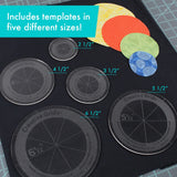 Creative Grids Quilt Ruler Circles Set of 5