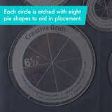 Creative Grids Quilt Ruler Circles Set of 5