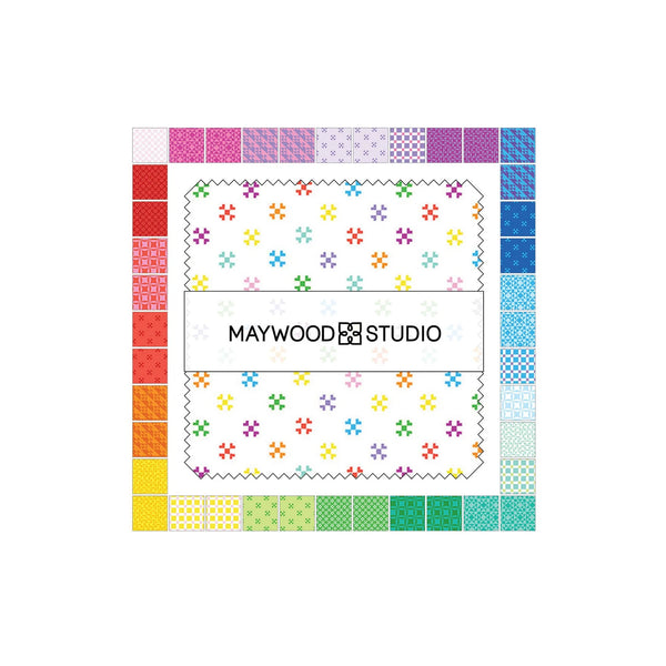 5in Squares Colorblock Party 42pcs/bundle