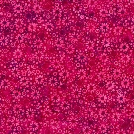 Candy Crush Burgundy Dotted Daisies 5B113