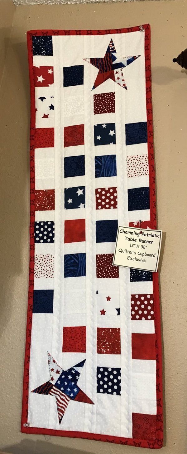Charming Patriotic Table Runner