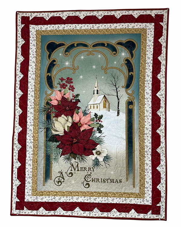 Christmas Greetings Panel Quilt Kit
