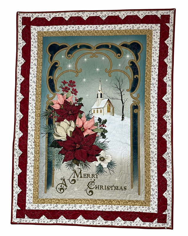 Christmas Greetings Panel Quilt Kit