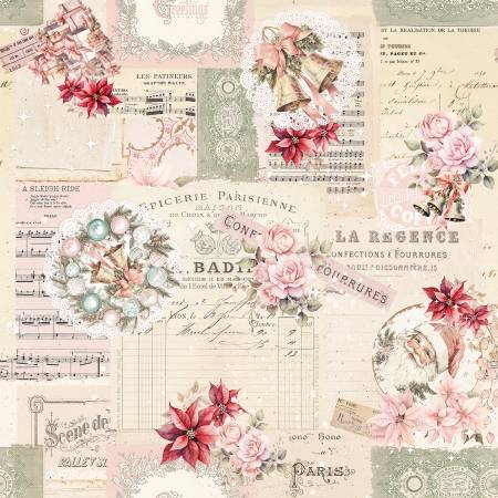 Christmas Magic Ivory Christmas Collage 806202