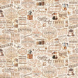 Coffee Time Text Cream 6172