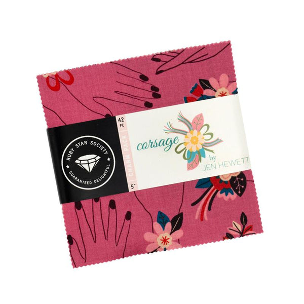 Corsage Charm Pack RS6057PP Ruby Star Precut#1