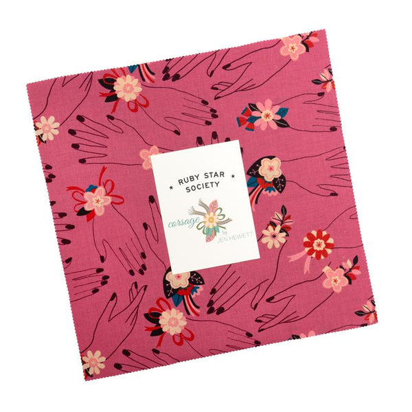 Corsage Layer CakeÂ® RS6057LC Ruby Star Precut#1