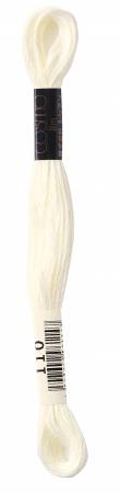 Cosmo Cotton Embroidery Floss 110 White