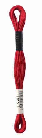Cosmo Cotton Embroidery Floss 1241 Red