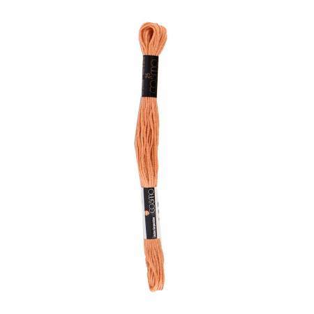 Cosmo Cotton Embroidery Floss 127 Light Yellowish Brown