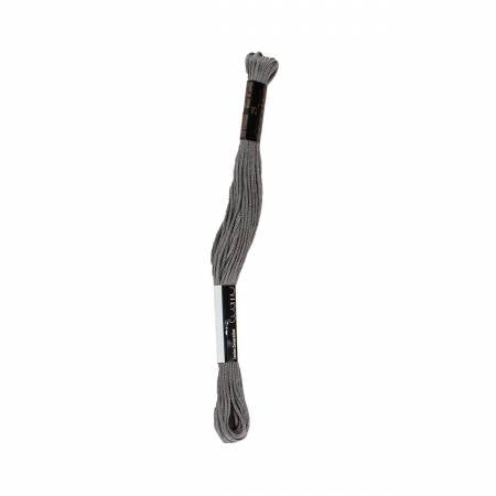 Cosmo Cotton Embroidery Floss 154 Charcoal Gray