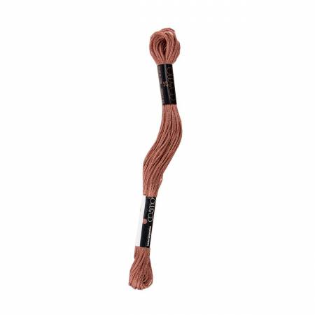 Cosmo Cotton Embroidery Floss 384 Light Teak Grayish Brown