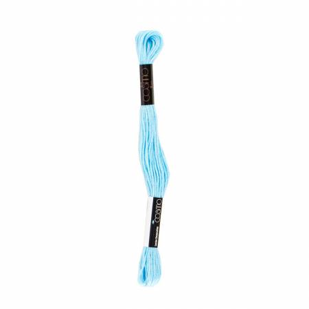 Cosmo Cotton Embroidery Floss 412 Light Sky Blue