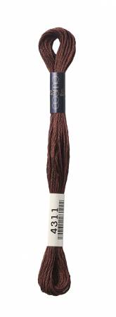 Cosmo Cotton Embroidery Floss 4311 Brown